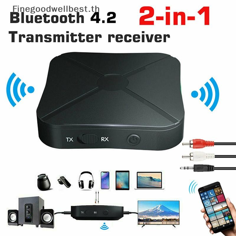 Fbth 1 ชุดเพลงสเตอริโออะแดปเตอร์ไร้สาย KN321/KN319 2 IN 1 5.0/4.2 เครื่องรับสัญญาณเสียงเครื่องส่งสัญ