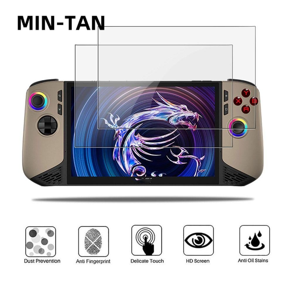 MIN-TAN ปกป้องหน้าจอ,กระจกนิรภัย HD ขนาด 8 นิ้ว,ฟิล์มป้องกัน 9H คุณภาพสูงสําหรับ MSI Claw 8 AI + 202