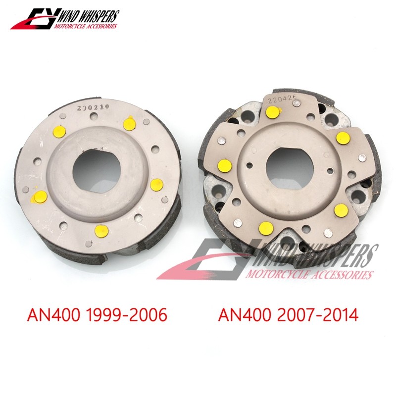 ชิ้นส่วนเครื่องยนต์แรงเหวี่ยงบล็อกคลัทช์ Carrier Assy Driven ล้อรอกสําหรับ Suzuki AN400 Burgman AN 400 400S 1999-2006 2007-2014