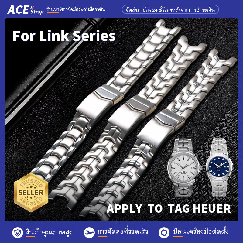 สายสแตนเลสคุณภาพสูงสำหรับนาฬิกา TAG Heuer LINK ขนาด 20mm แบบเว้า 10/22mm แบบเว้า 11 สไตล์ใหม่สำหรับผ