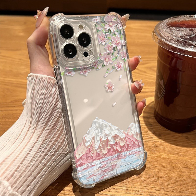 SUN สี่มุมหนาป้องกันการตกเลนส์ป้องกันกรณีโทรศัพท์มือถือสำหรับ iPhone 16 15 14 13 12 11 ProMax X/XS XR XSMAX 7 8PLUS