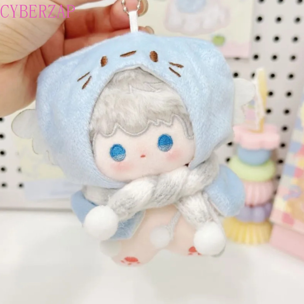 CYBERZAP Doll Clothes Outfit, Kitten Cloak Cartoon 10cm Cotton Doll Clothes, DIY Clothing Scarf Suit