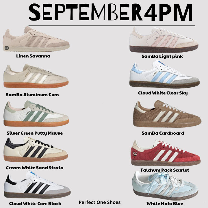 Shoes_ Samba OG Cloud White Core Black "DL2828288" รองเท้า Samba สีดําและสีขาวระดับพรีเมียม 2024 IHUT