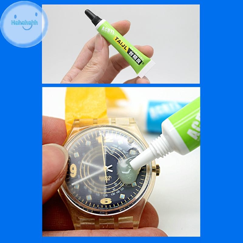Haha Polywatch 5g นาฬิกาพลาสติกอะคริลิคนาฬิกาขัดวาง Scratch Remover แว่นตาซ่อมขัดวาง TH