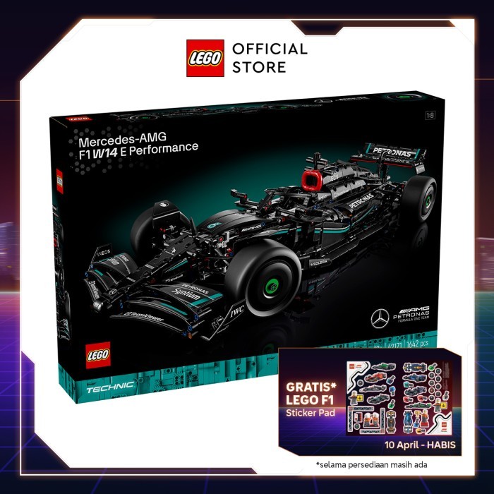 LEGO TECHNIC 42171 MERCEDES-AMG F1 W14 E PERFORMANCE (162 ชิ้น) สร้างของเล่น (18 ปี+)