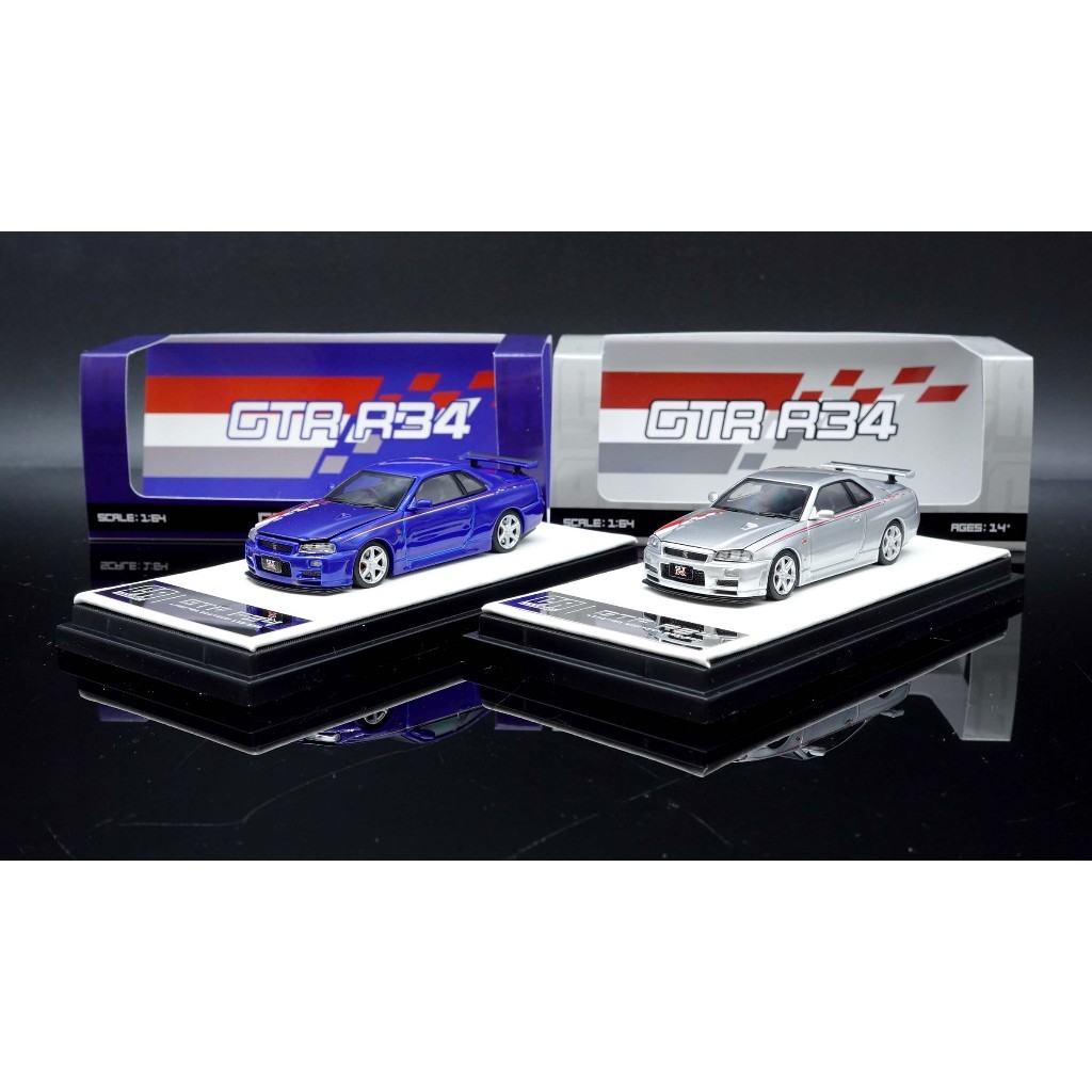 ศิลปะเจ๋ง 1/64 NISSAN SKYLINE GT-R R34 Nismo OPENABLE HOOD