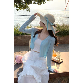 เสื้อแขนยาวถักขนาดเล็ก