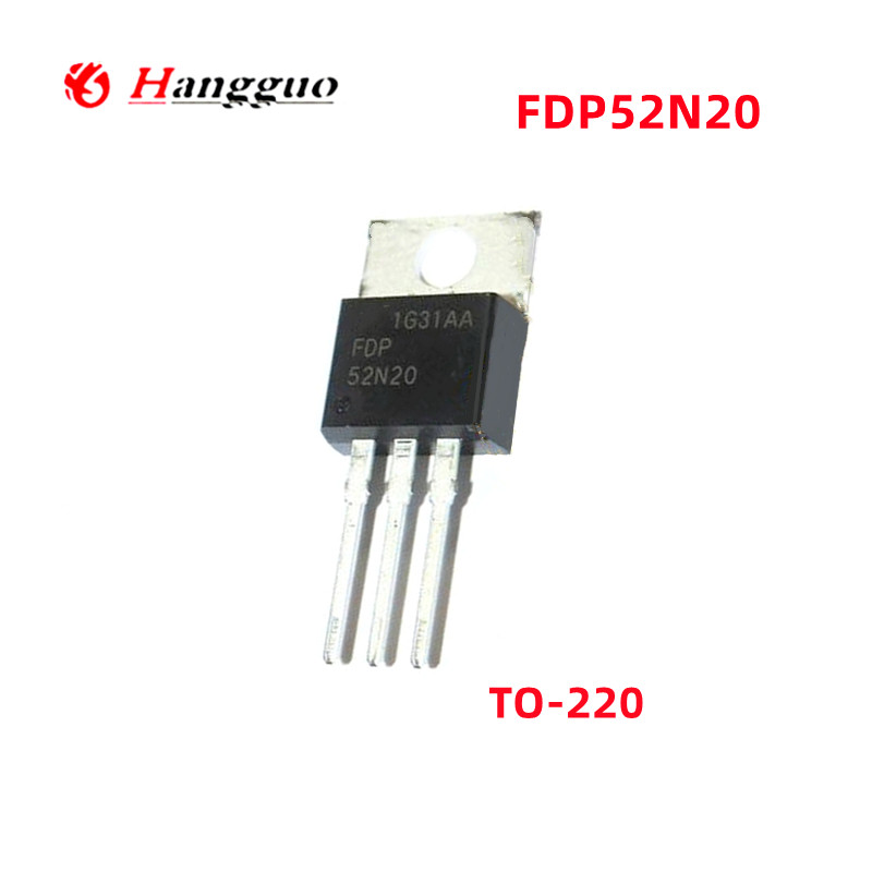 10 ชิ้น/ล็อต Original FDP52N20 52N20 N ช่อง TO-220 MOS FET 52A 200V