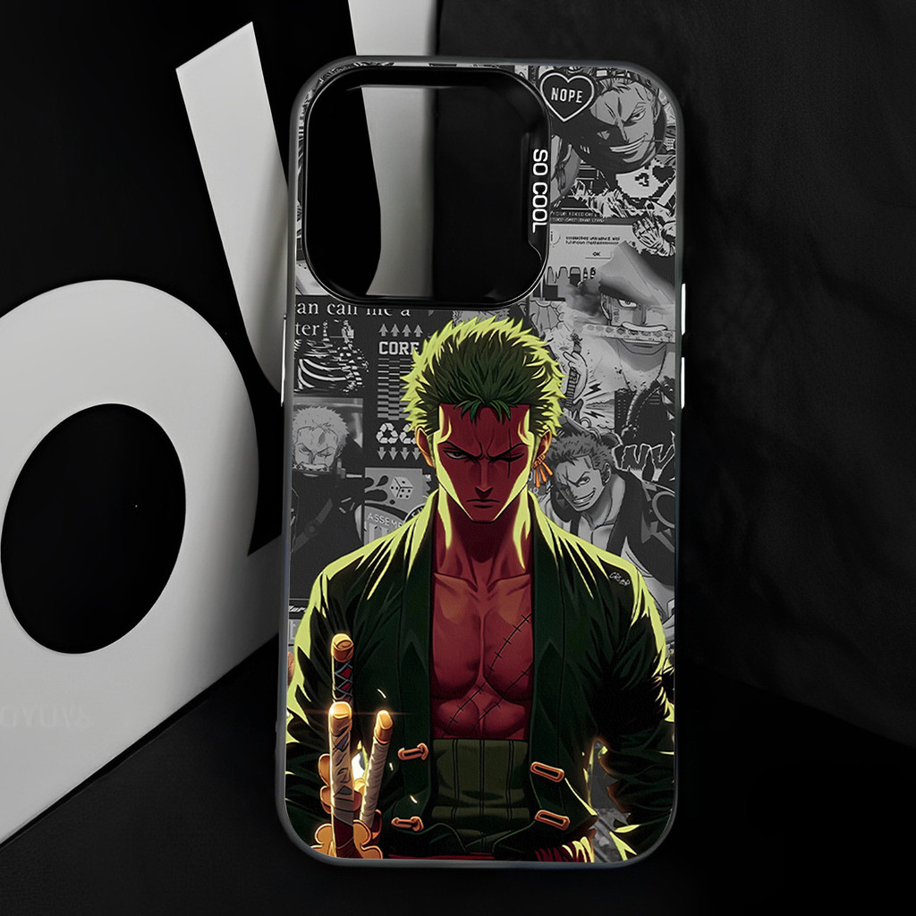 ราชาโจรสลัดสุดเท่ โซโลเคสไอโฟนหรูหราไฮโซ For iphone 11 12 13 14 15 16 Pro MAX 14P XR X XSMAX 7Plus เคสโทรศัพท์กันกระแทก