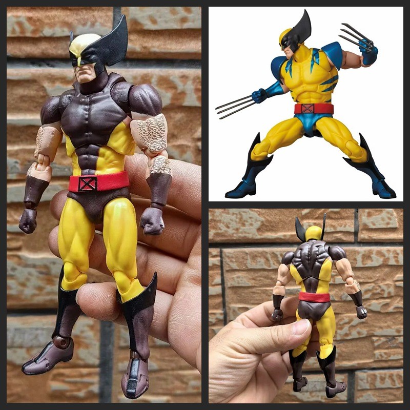 X-Men Comics Classic King Kong Wolf Battle Suit Logan MAF096 Action Figure เครื่องประดับ Boxed Figur