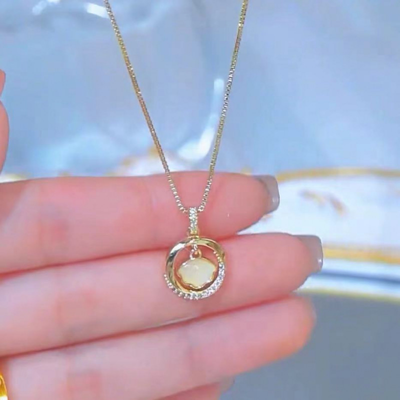 สร้อยคอมินิพัดลมสำหรับผู้หญิง ออกแบบเหมือนสมาร์ทโฟน เครื่องประดับคลาสสิกและทันสมัย - รูปที่ 5