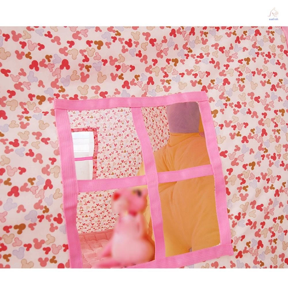 เต็นท์ปราสาทเจ้าหญิงผ้า Oxford สำหรับเด็กในร่มและกลางแจ้ง thumbnail 3