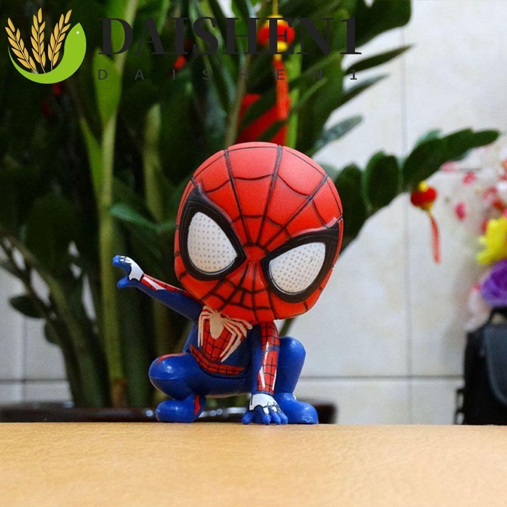 Daishen1 โมเดลตุ๊กตาฟิกเกอร์ Spiderman Marvel Hero น่ารัก ขนาดเล็ก สําหรับเก็บสะสม