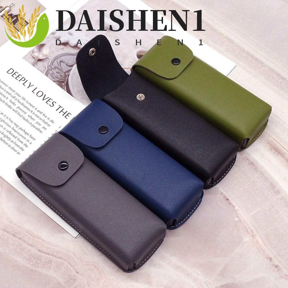 Daishen1 กระเป๋าคาดเอว หนัง PU สําหรับใส่แว่นตา นักเรียน ผู้ชาย