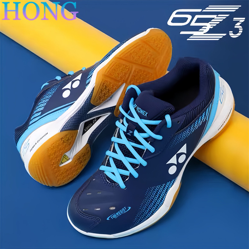 Yonex Power Cushion 65Z3 รองเท้าแบดมินตันสีน้ําเงินสําหรับผู้ชายผู้หญิงคุณภาพสูง 1:1 yonex รองเท้าแบ
