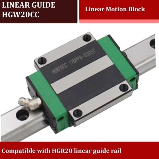 HGW15CC HGW 15 CC HGW 15CC LINEAR BEARING BLOCK MOTION BALL CNC HGR15