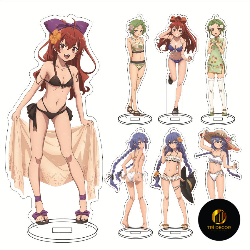 พวงกุญแจ, Standee Model Anime Erisu Sylphette Game Roxy Migurdia Greyrat Rudeus Study and Work Desk 