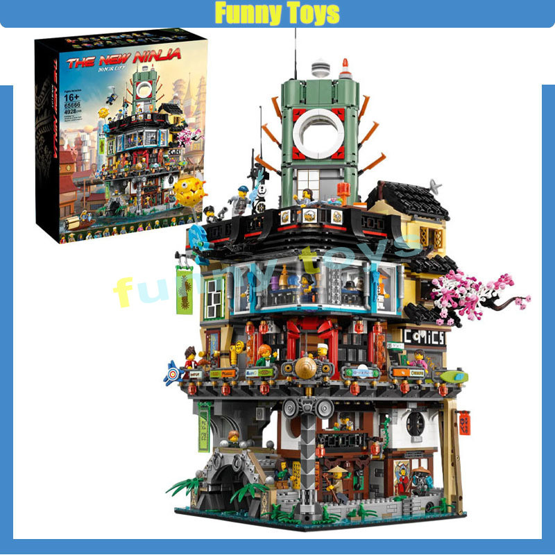 70620,NINJA City,Building Blocks,รวม 17 Minifigures, (4867+/PCS) ของเล่นของขวัญสําหรับชาย