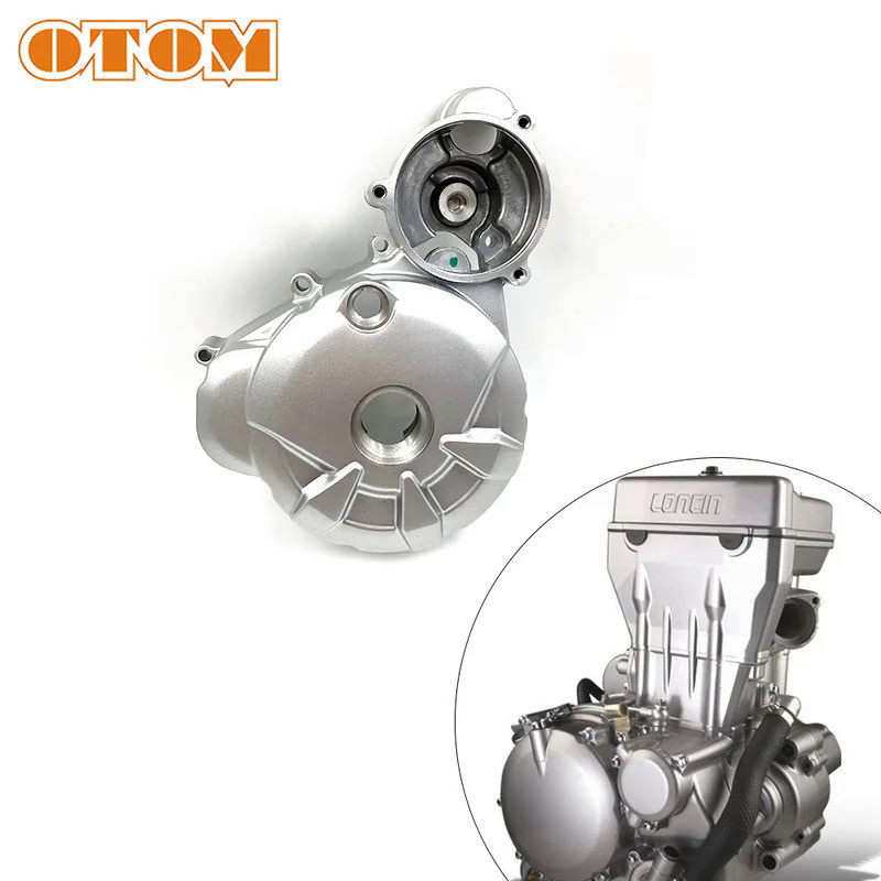 Mo OTOM Motorcycle Left Front Stator Magneto Engine Crankcase Cover For LONCIN CR6 LX300-6A VOGE300R