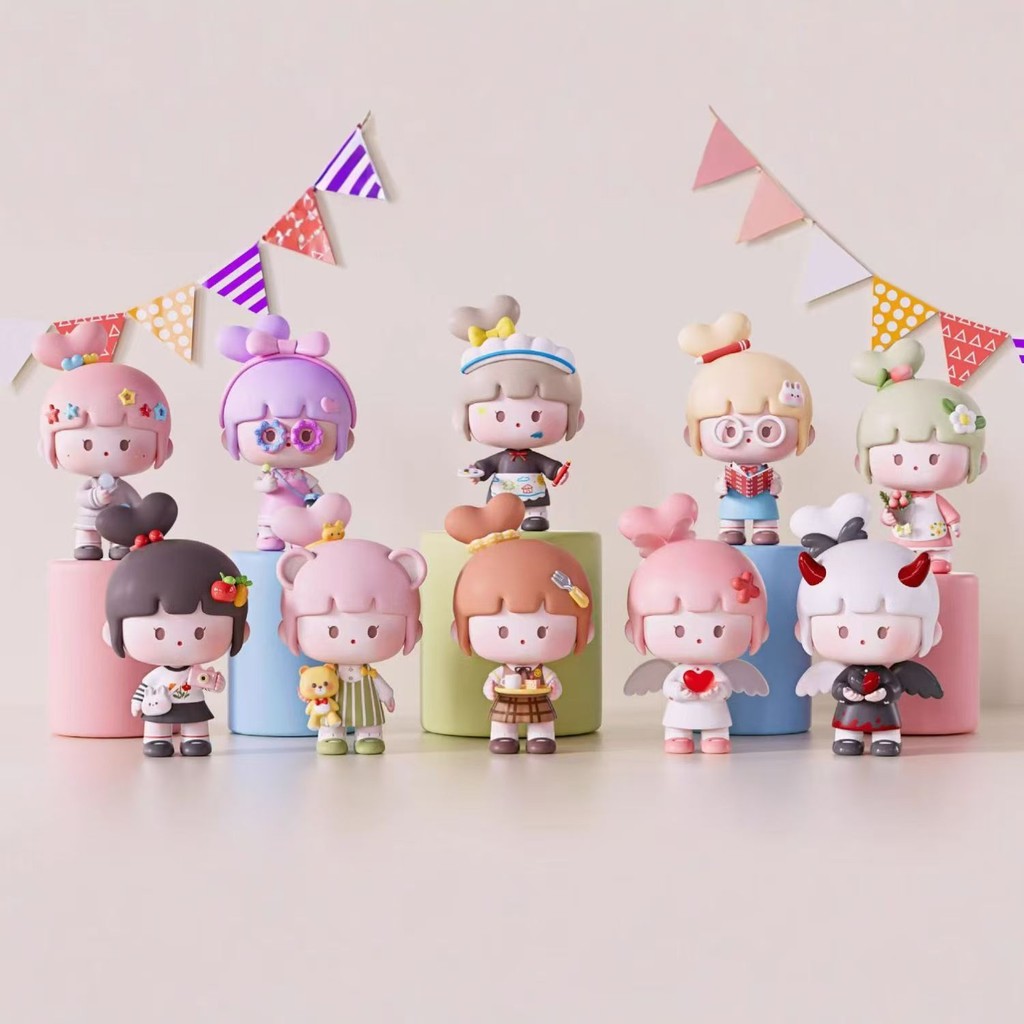ฟิกเกอร์ Pvc น่ารัก Sweetheart พร้อมตัวเลข (8 ชิ้น)