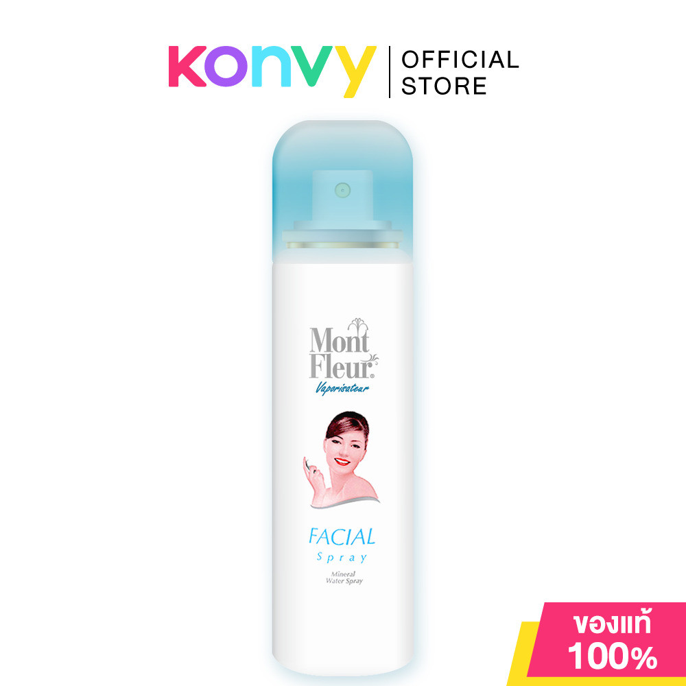 Mont Fleur Mineral Water Facial Spray มองต์เฟลอ สเปรย์น้ำแร่ธรรมชาติแท้.