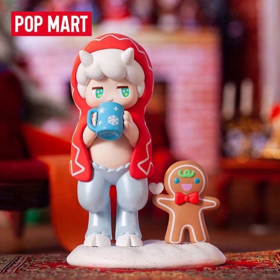 ของแท้ Pan God Leisurely ฤดูหนาว Mystery กล่อง Pop Mart SAYR RORY คริสต์มาสของขวัญอินเทรนด์เล่นรูปเครื่องประดับขนาดเล็ก