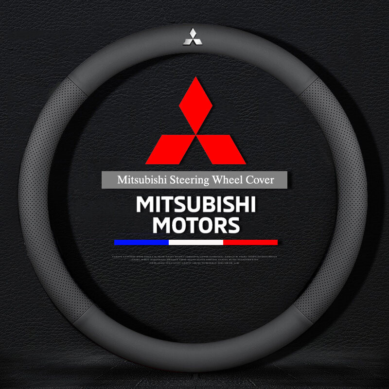Pu LeatherCar พวงมาลัย Anti-Slip Funda Volante Assessoires สําหรับ Mitsubishi Asx Outlander XL Lancer Pajero Attrage L200 Xpander Mirage triton