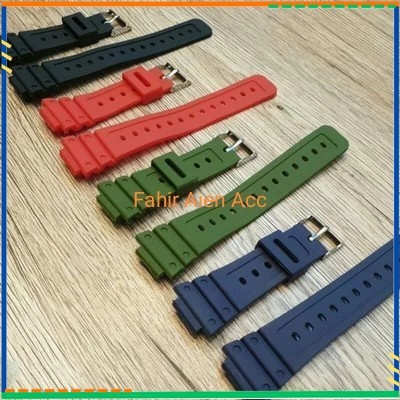 MERAH BIDEN R005 RUBBER WATCH STRAP R 005 - สีแดง