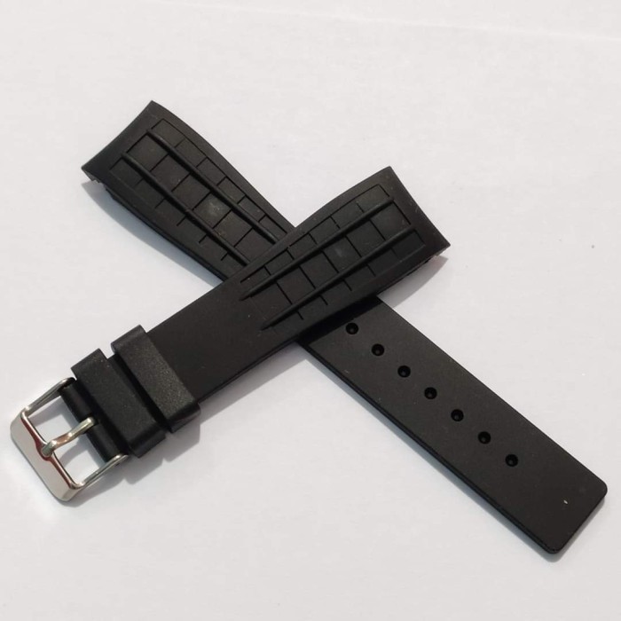 22MM CURVED WATCH STRAP 22MM RUBBER WATCH STRAP