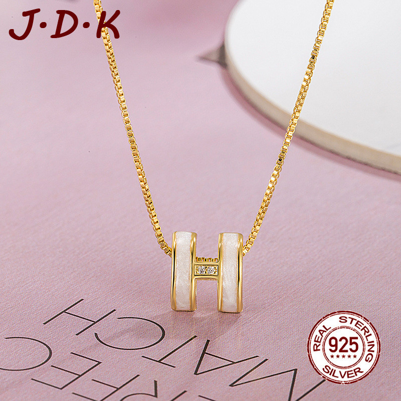สร้อยคอ H ตัวอักษรใหม่ JDK สําหรับผู้หญิง