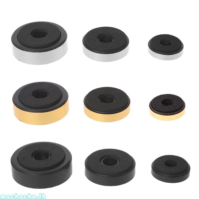 Mochocho 12PCS Shock Absorption Floor Foot Damping Pads Mats สําหรับลําโพงฟุต Spikes
