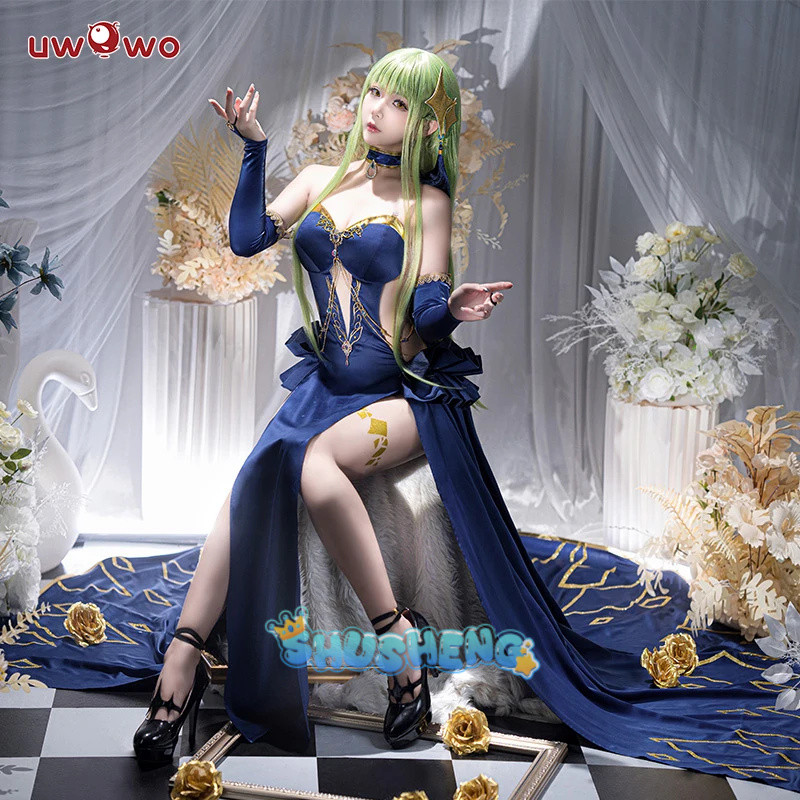 ยูวูโก้ ซี.ซี คอสเพลย์ Lelouchh กระดานหมากรุกปาร์ตี้ชุด Mahjong Soul CC Lelouchh คอสเพลย์เครื่องแต่ง