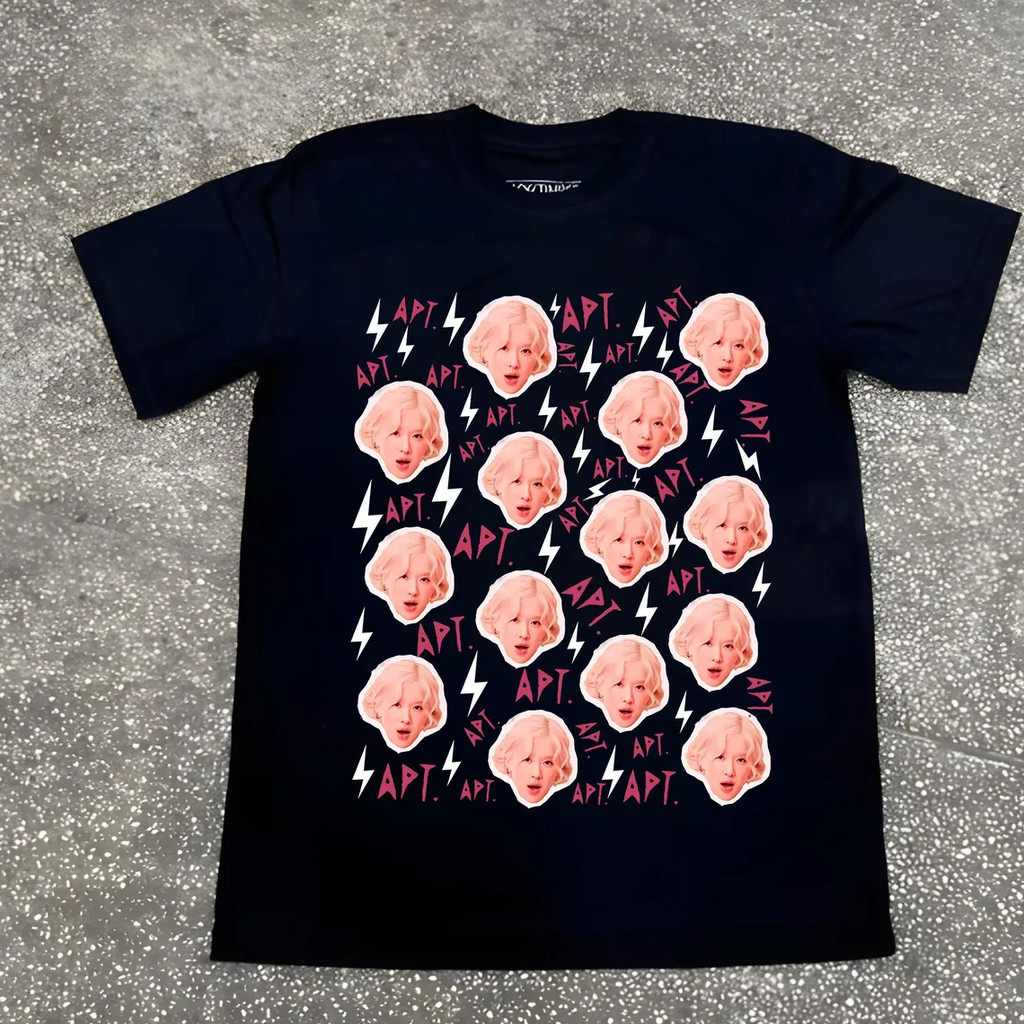 💥Rose Bruno Apt T-Shirt Rose Rosie อัลบั้ม Merch, Rose Apt เสื้อยืดเดี่ยว S-5XL💖