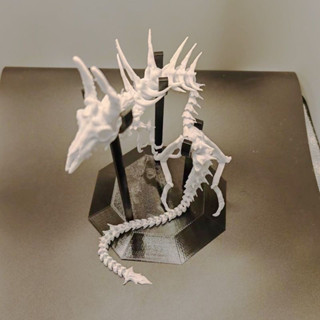 [Meow.sensei] เครื่องประดับมังกรกระดูกข้อต่อ3มิติ48ซม. เครื่…