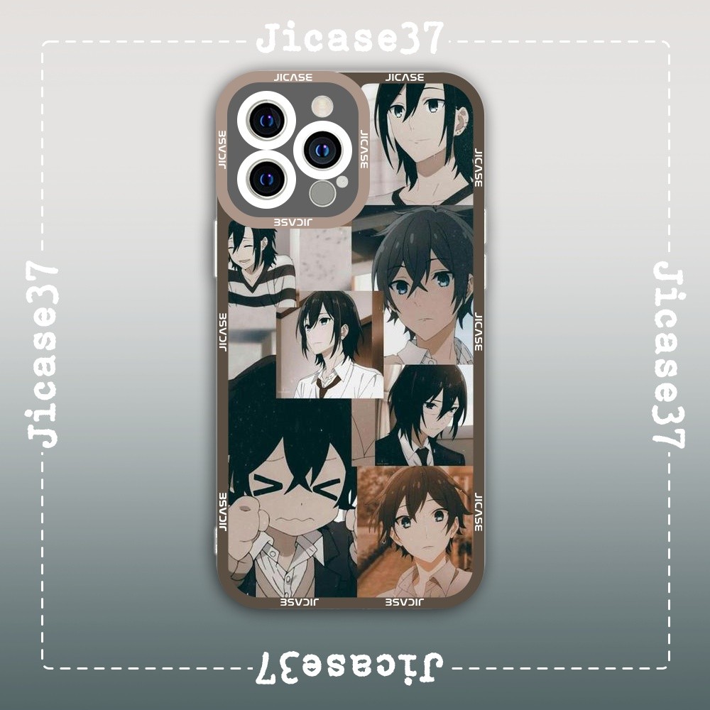 Samsung Xiaomi Oppo Anime Horimiya Izumi Miyamura เคส iPhone ขอบสี่เหลี่ยม