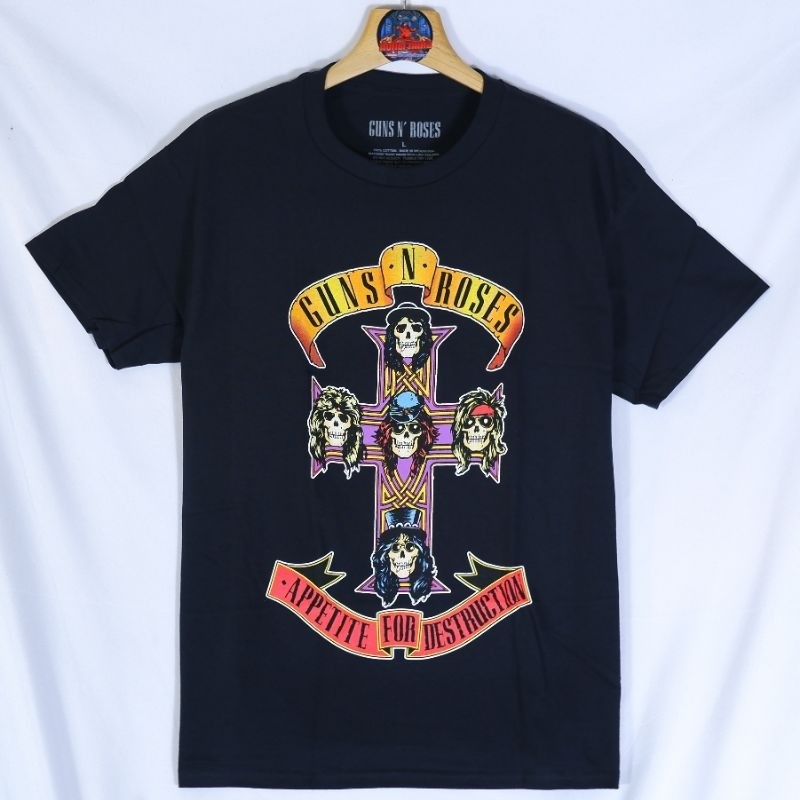 เสื้อวง Guns n' roses มือ 1 ลิขสิทธิ์แท้นำเข้าจาก USA