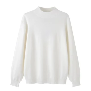 MNO.9 Sweater MY888 สเวตอร์เตอร์ไหมพรมคอสูงสไตล์เกาหลี เสื้อไหมพรม เสื้อกันหนาว เสื้อคอเต่า