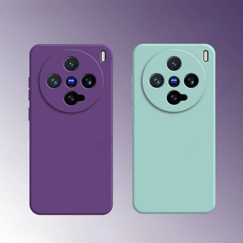 Vivox200 X200Pro X200ProMini X100Pro X100sPro คุณภาพสูงซิลิโคนเหลว TPU นุ่มเคสโทรศัพท์สําหรับ vivo X200 X100 X100s Pro Mini Anti-Fingerprints โทรศัพท์ฝาหลัง Protector