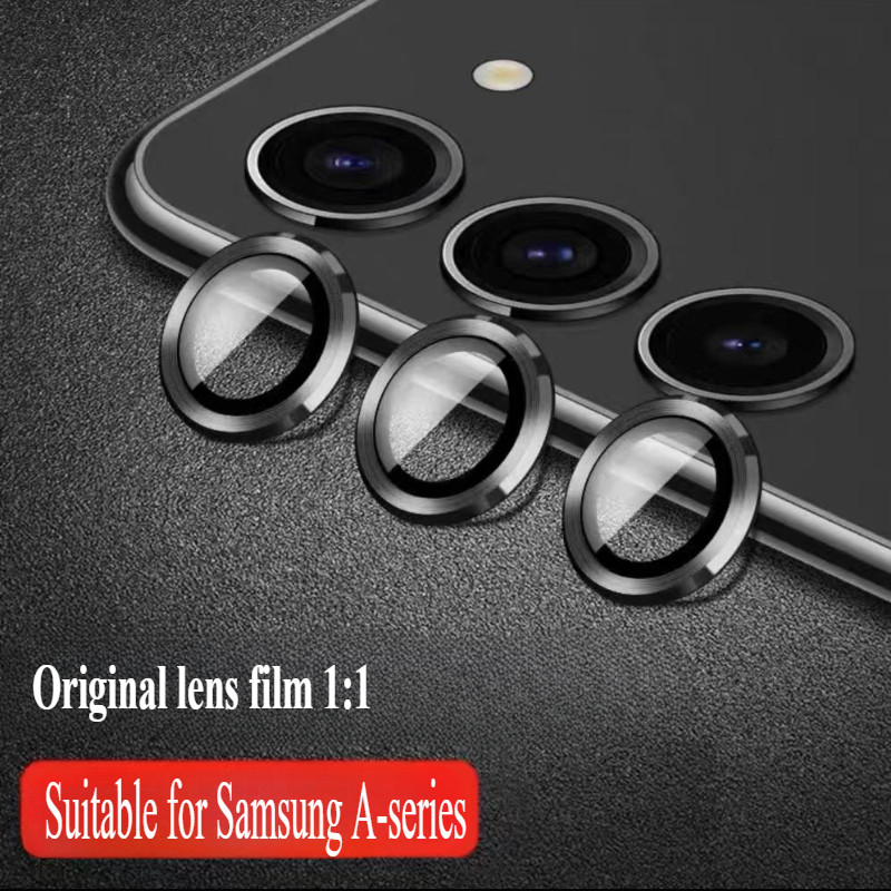 SAMSUNG โลหะอัลลอยด์เลนส์รวมทุกอย่างสําหรับ ซัมซุง ก05 05ส 06 13 14 15 16 24 25 34 35 54 55 4ก 5ก เลนส์กระจกนิรภัยบนแหวนโลหะฟิล์มป้องกัน