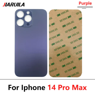 หลุมใหญ่ สําหรับ Phone13 14 Mini Pro Max ฝาหลัง back cover ด้วยกาว ตรงรุ่น พร้อมจัดส่ง