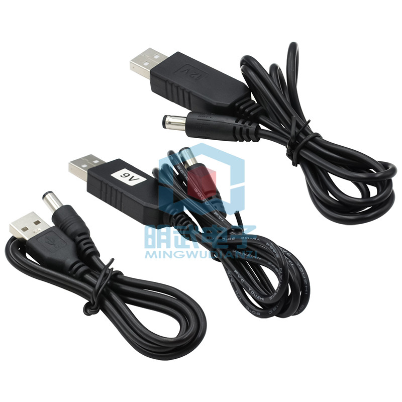 สาย Usb Booster DC TO DC 5 V/9 V/12 V Power Bank Booster โมดูล DC อินเทอร์เฟซ 5.5 * 2.1 มม.5 V แรงดันไฟฟ้าเอาต์พุต, 9 V, 12 V แรงดันไฟฟ้าเอาต์พุต