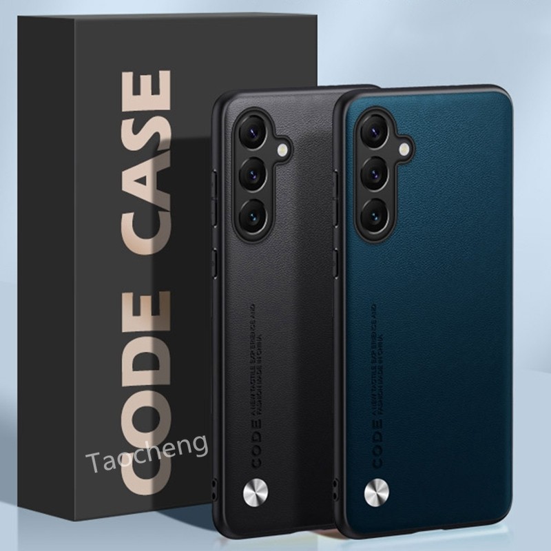 SAMSUNG เคสโทรศัพท์สําหรับSamsung Galaxy A17 A07 A16 SamsungA16 4G 5G 2025 หรูหราPUหนังปลอกธุรกิจซิลิโคนแฟชั่นกันกระแทกฝาหลัง