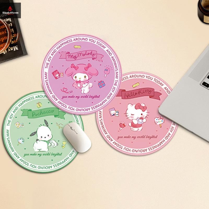 Cod Sanrio Kuromi Series Insสไตล์น่ารักการ์ตูนแผ่นรองเมาส์เครื่องประดับเดสก์ท็อปสํานักงานการเรียนรู้เกมการแข่งขันแผ่นกันลื่นUnisexใหม่