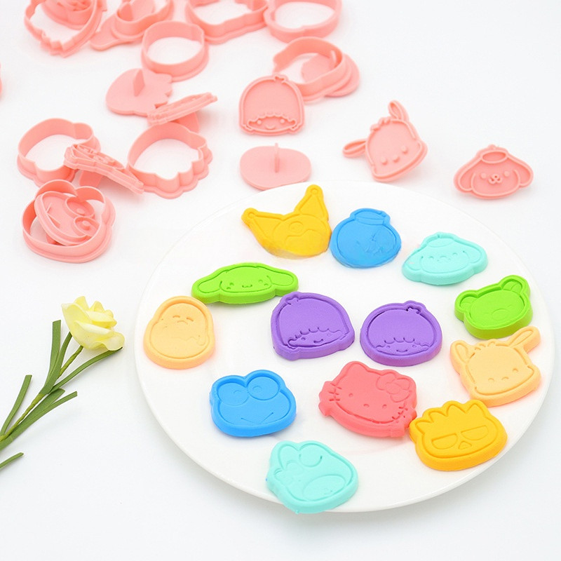 ชุดตัดคุกกี้เค้กน่ารักการ์ตูน DIY 3D เบเกอรี่ Mould คุกกี้เครื่องมือครัววาฟเฟิล Bakeware บิสกิต Maker ของเล่นเด็ก