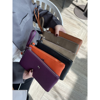 กระเป๋าคลัทช์หนังแท้แฟชั่นสามารถถือโทรศัพท์มือถือแสงหรูหราเน…