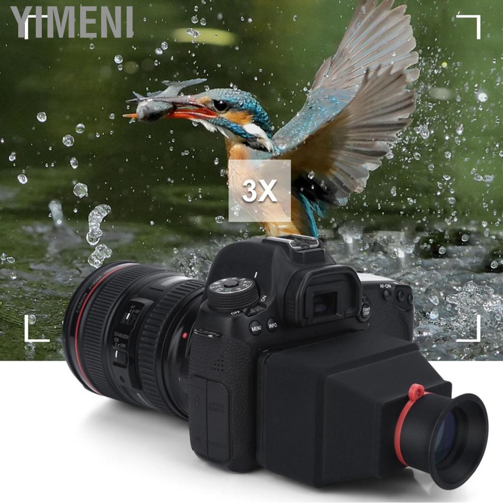 Yimeni 3x 3.2in Viewer LCD ช่องมองภาพขยายสำหรับกล้องดิจิตอล