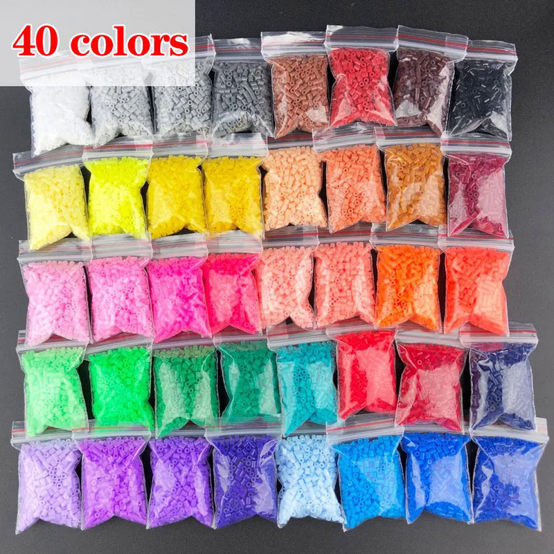 500pcs/Bag 2.6mm Hama Beads PUPUKOU Perler Iron Beads for Children Educational jigsaw puzzle DIY Toy