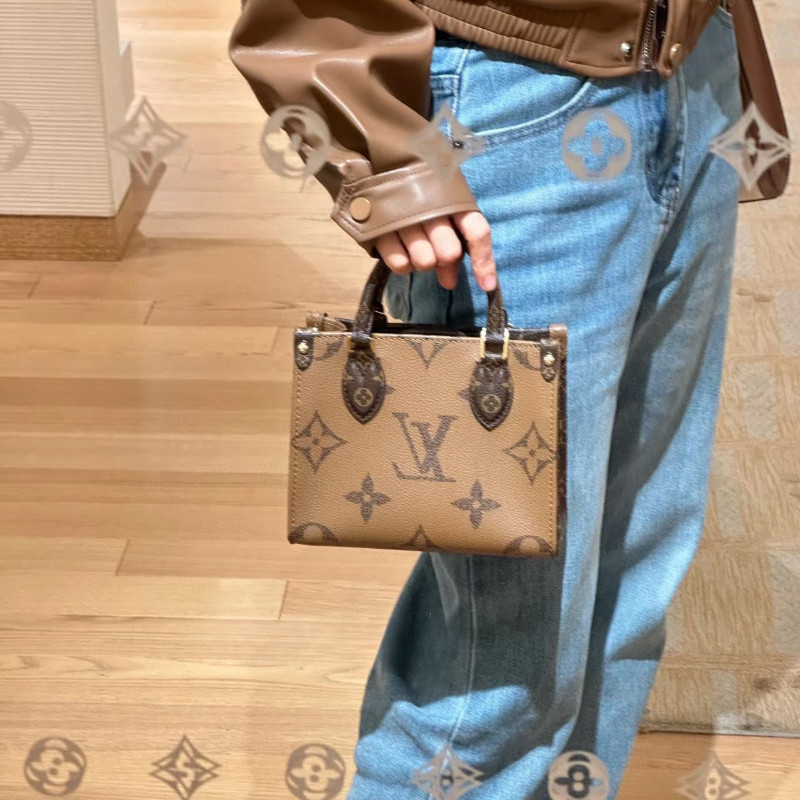 Lv Vintage Mini Tote Bag กระเป๋าสะพายข้าง (พร้อมกล่อง)