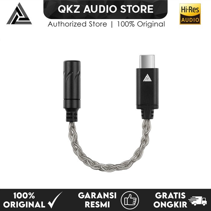 QKZ TC MAX KT02F20 DAC อะแดปเตอร์ USB Type C ถึง 3.5 มม