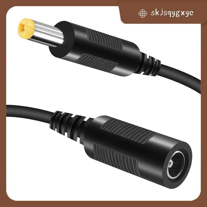 skjsqygxyc5.5mm X 2.1mm DC Power Jack Male to Female Extension Cable Cord Lead ConnectorCable ความยา